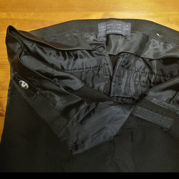 Zara dress pants boys with shiny stripe 6 - Picture 2 of 10